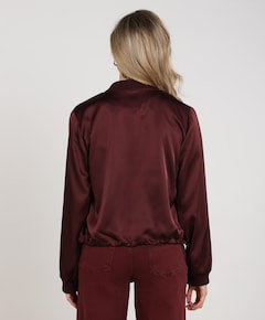 Dames jas bordeaux