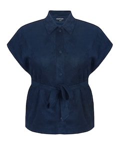 Dames gilet blauw