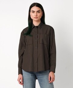 Dames blouse bruin
