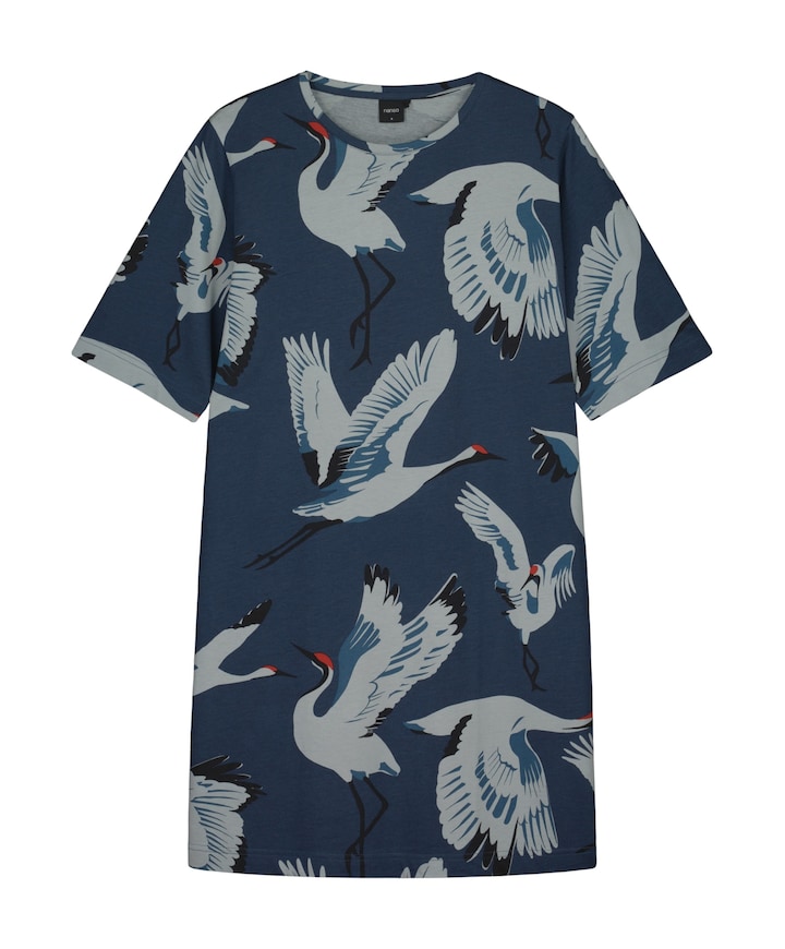 Dames nachthemd blauw
