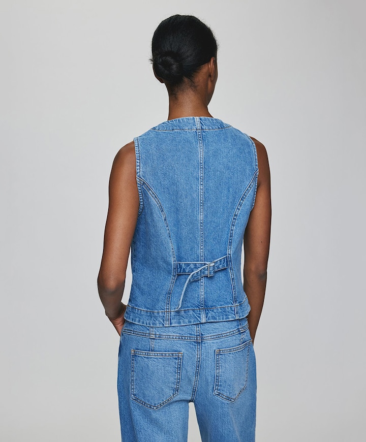 Gilet blauw