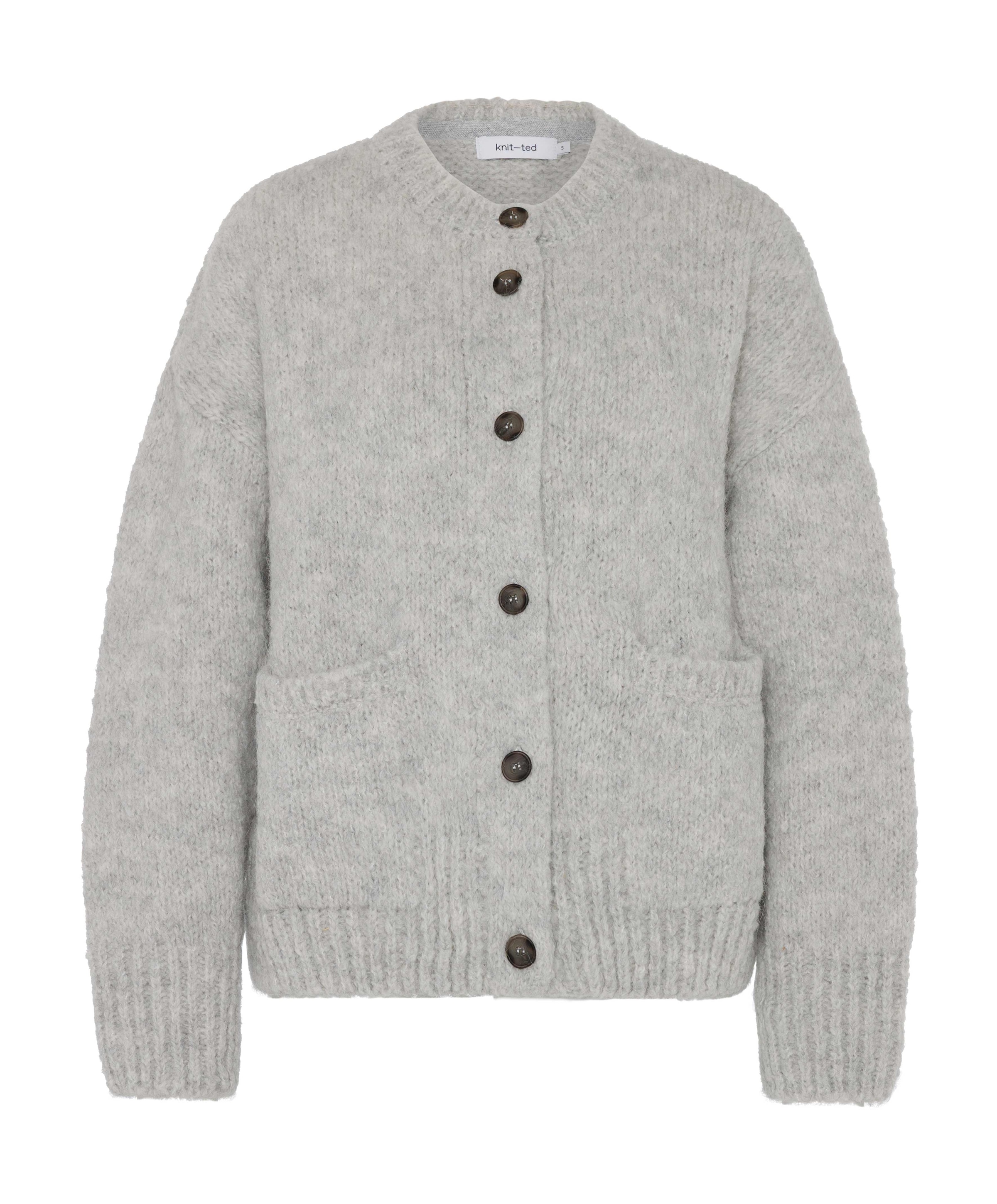 Dames vest grijs