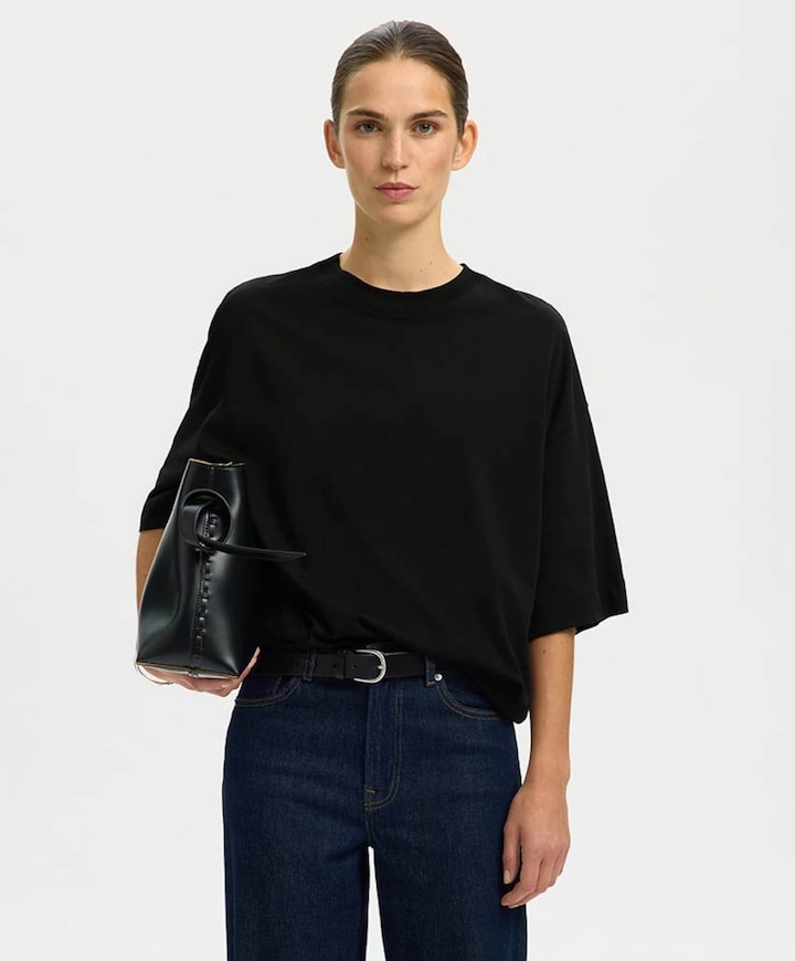 Dames T-shirt zwart