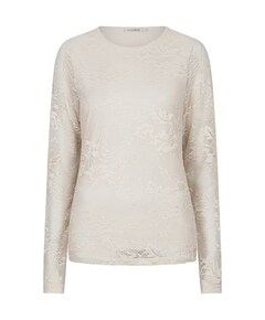 Dames longsleeve ecru