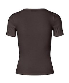 Dames t-shirt bruin