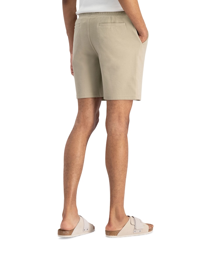 SAMUDRA STRUCTURED korte broek grijs