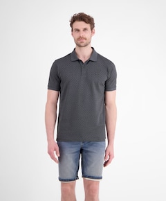 Heren polo grijs