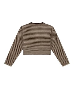 Meisjes vest bruin