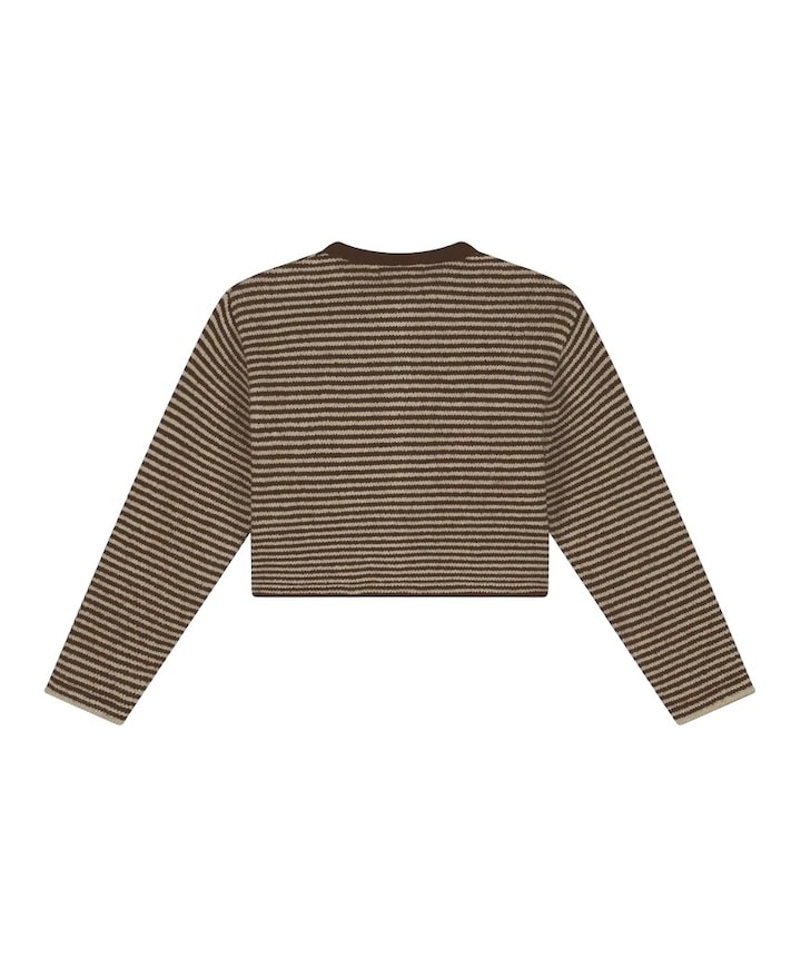 Meisjes vest bruin