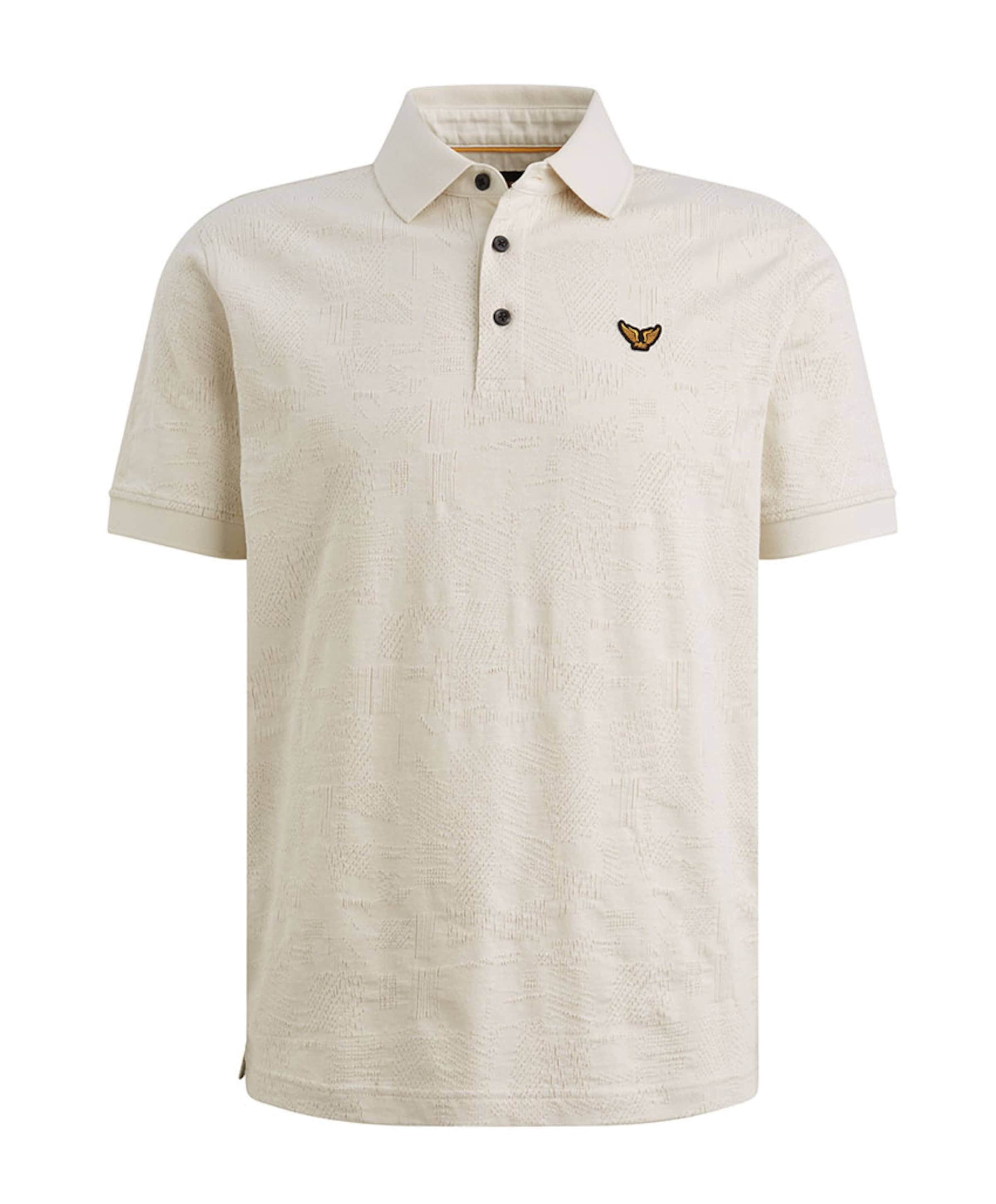 Heren polo ecru