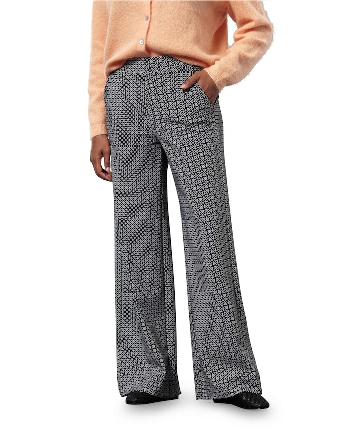 Lexie bonded circle broek zwart