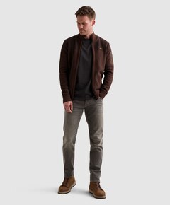 Heren vest bruin