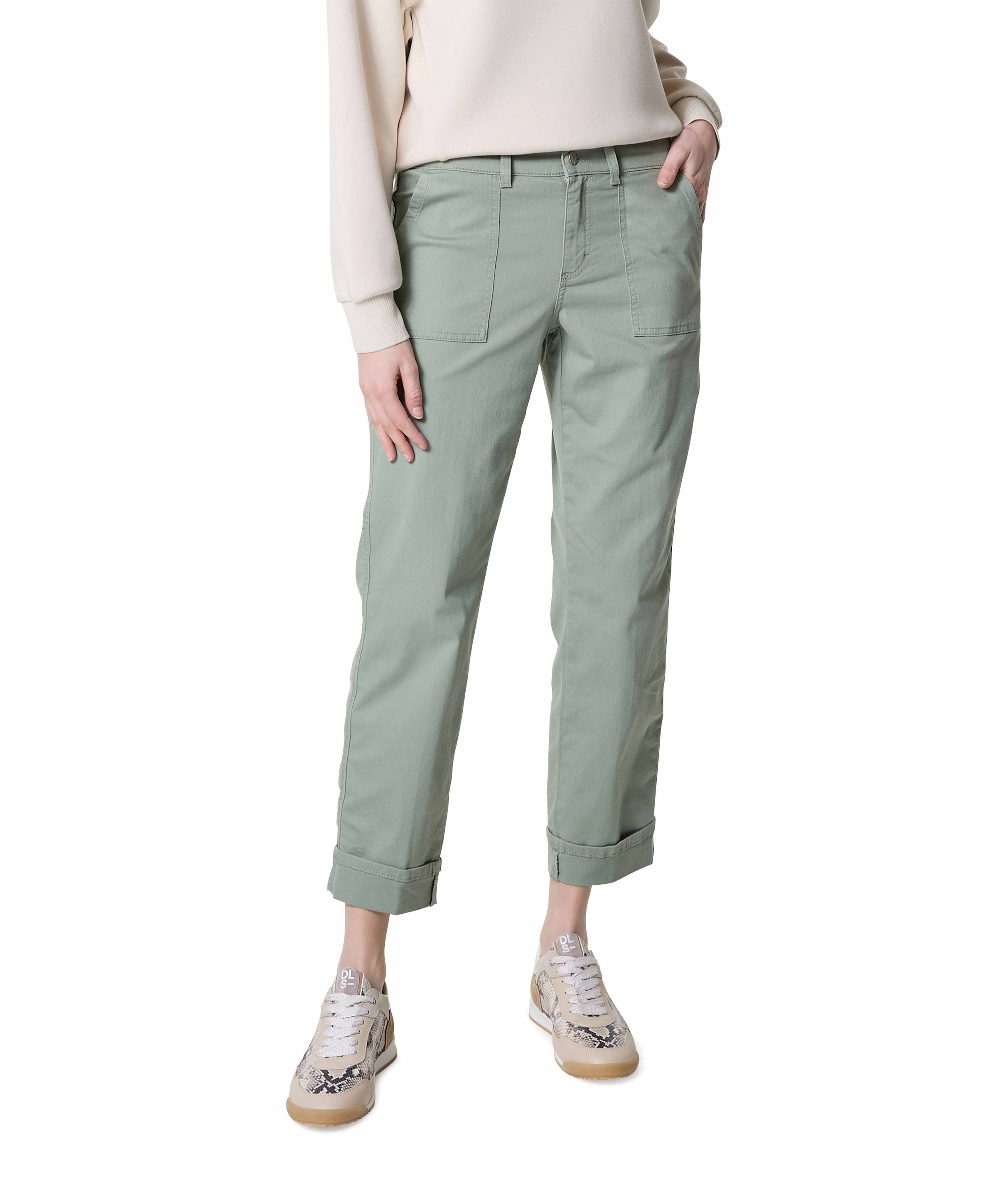 DARLEEN URBAN dames jeans groen