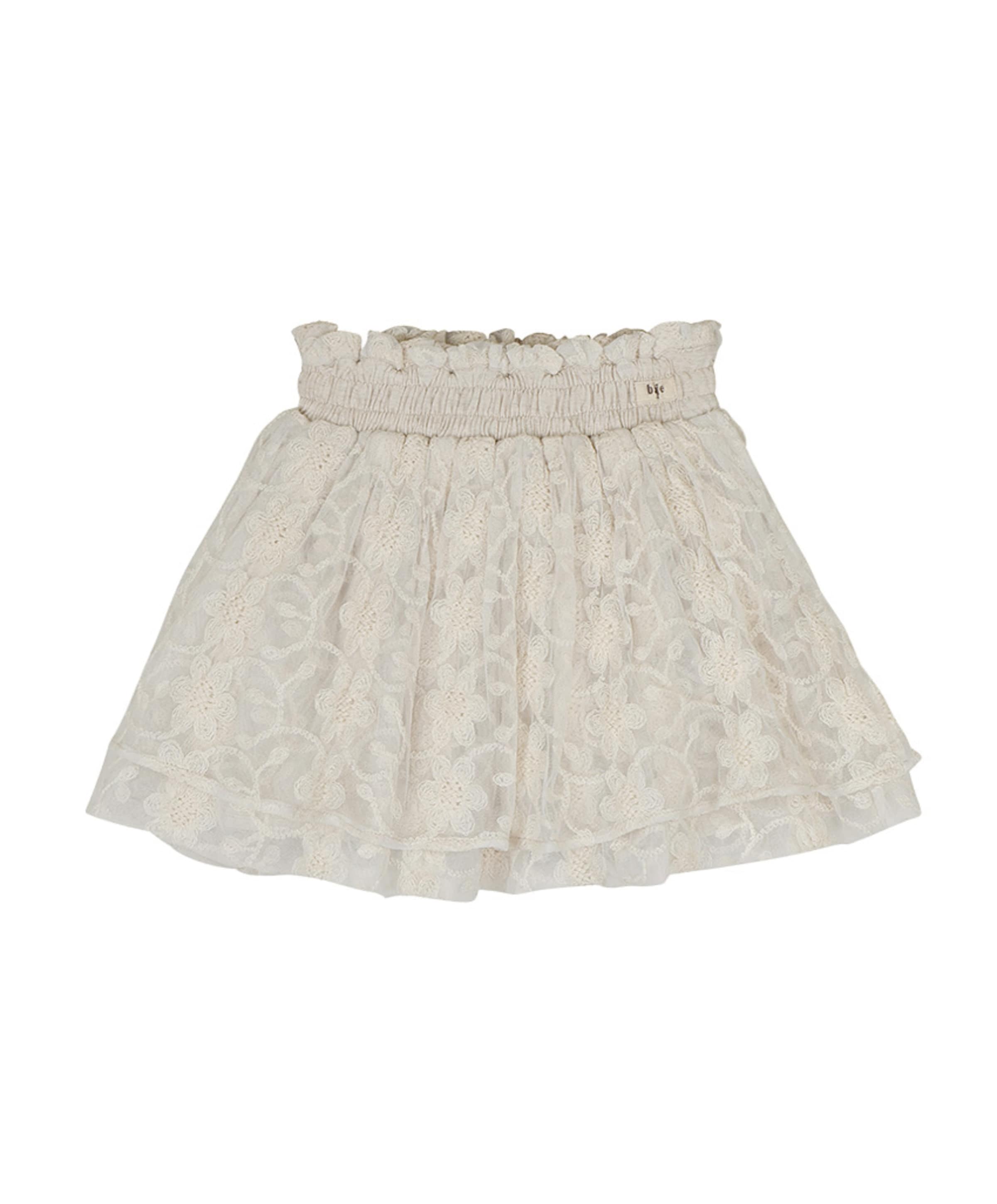 Meisjes rok ecru