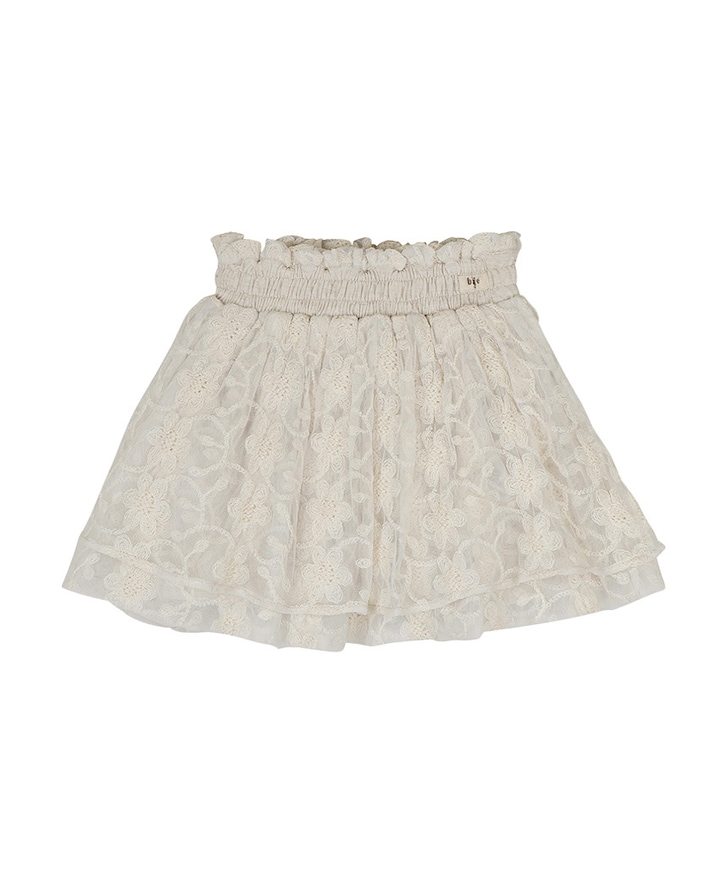 Meisjes rok ecru