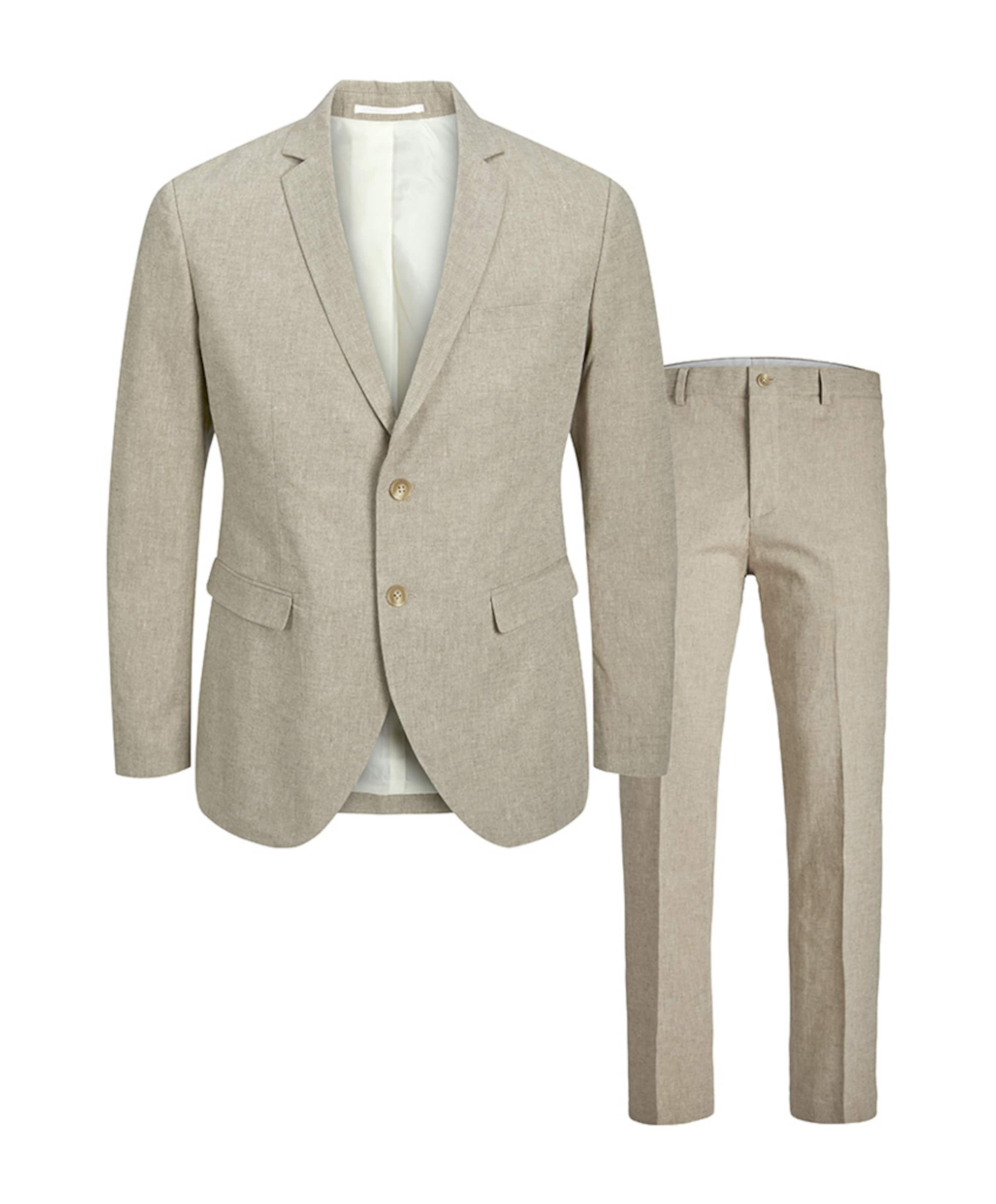 Jongens colbert beige