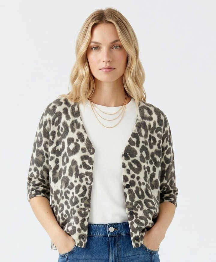 Dames vest beige
