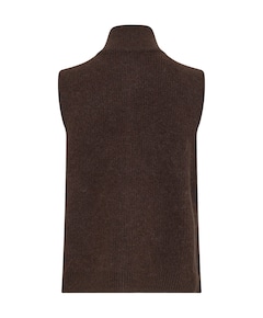 Dames gilet bruin