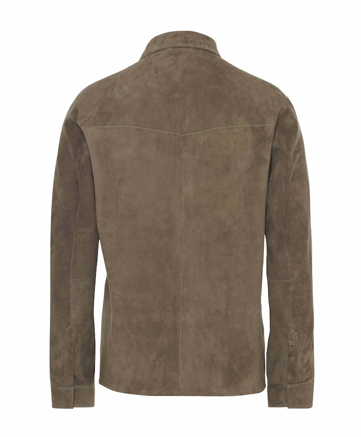 Heren overshirt groen