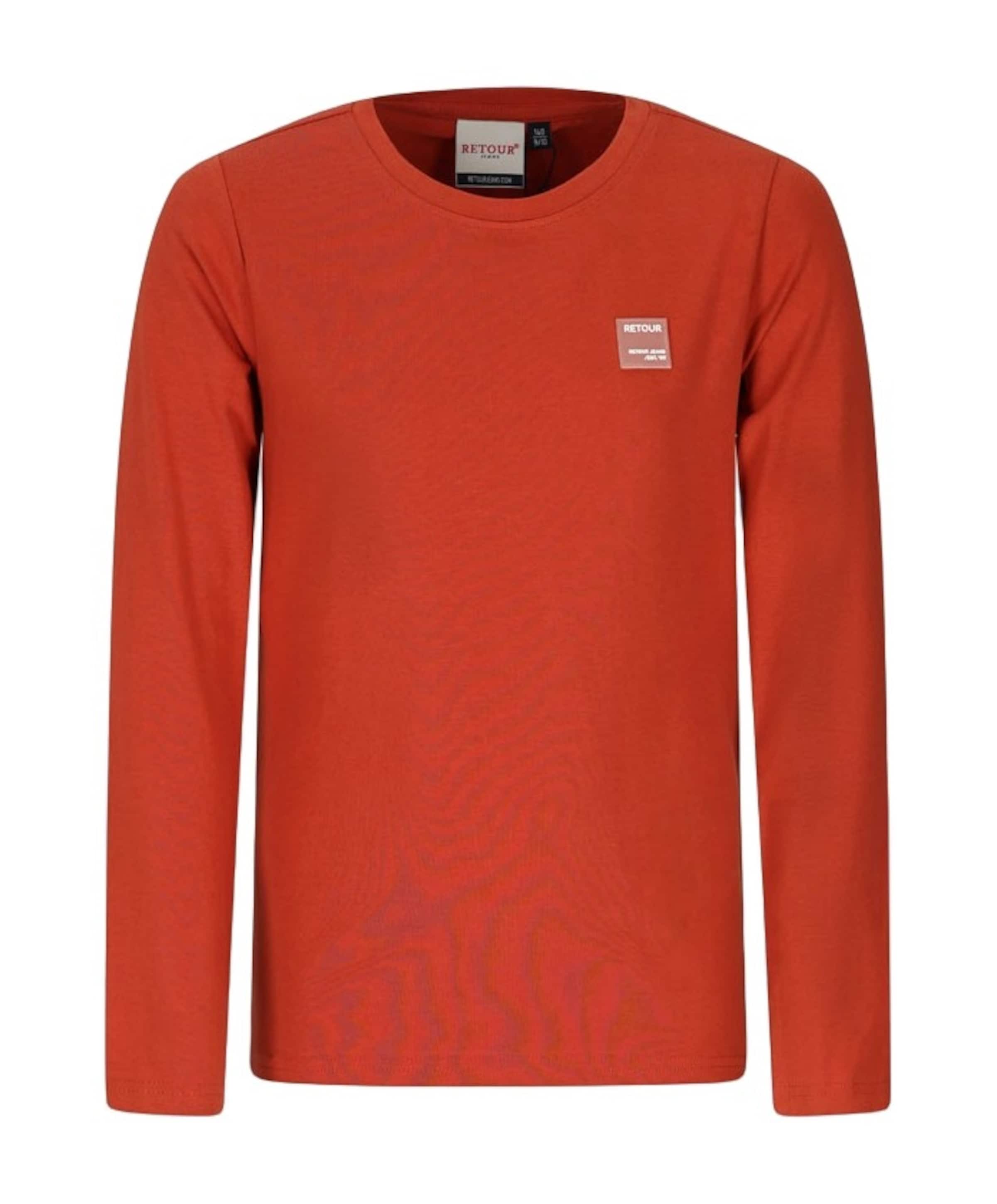 Jongens longsleeve oranje