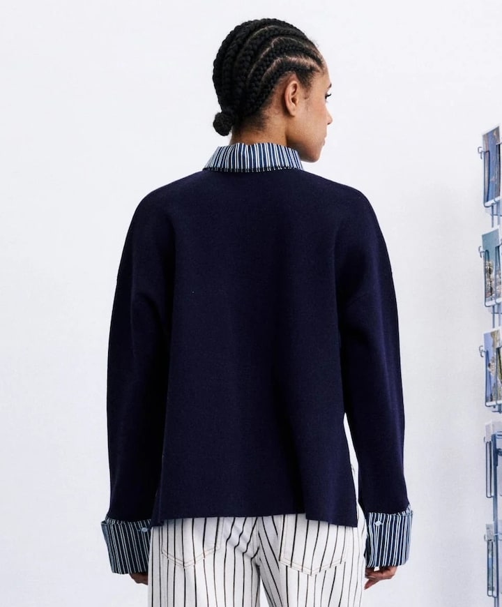 Dames trui blauw