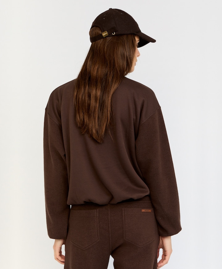 Dames sweater bruin