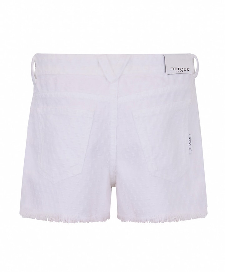 Lucia meisjes korte broek wit