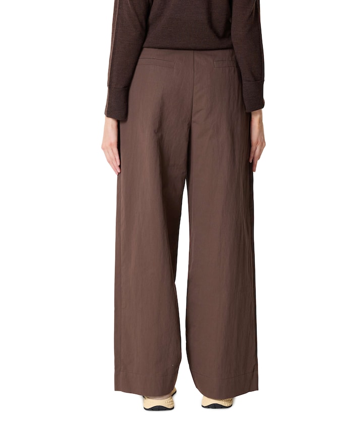 Jammer dames pantalon bruin