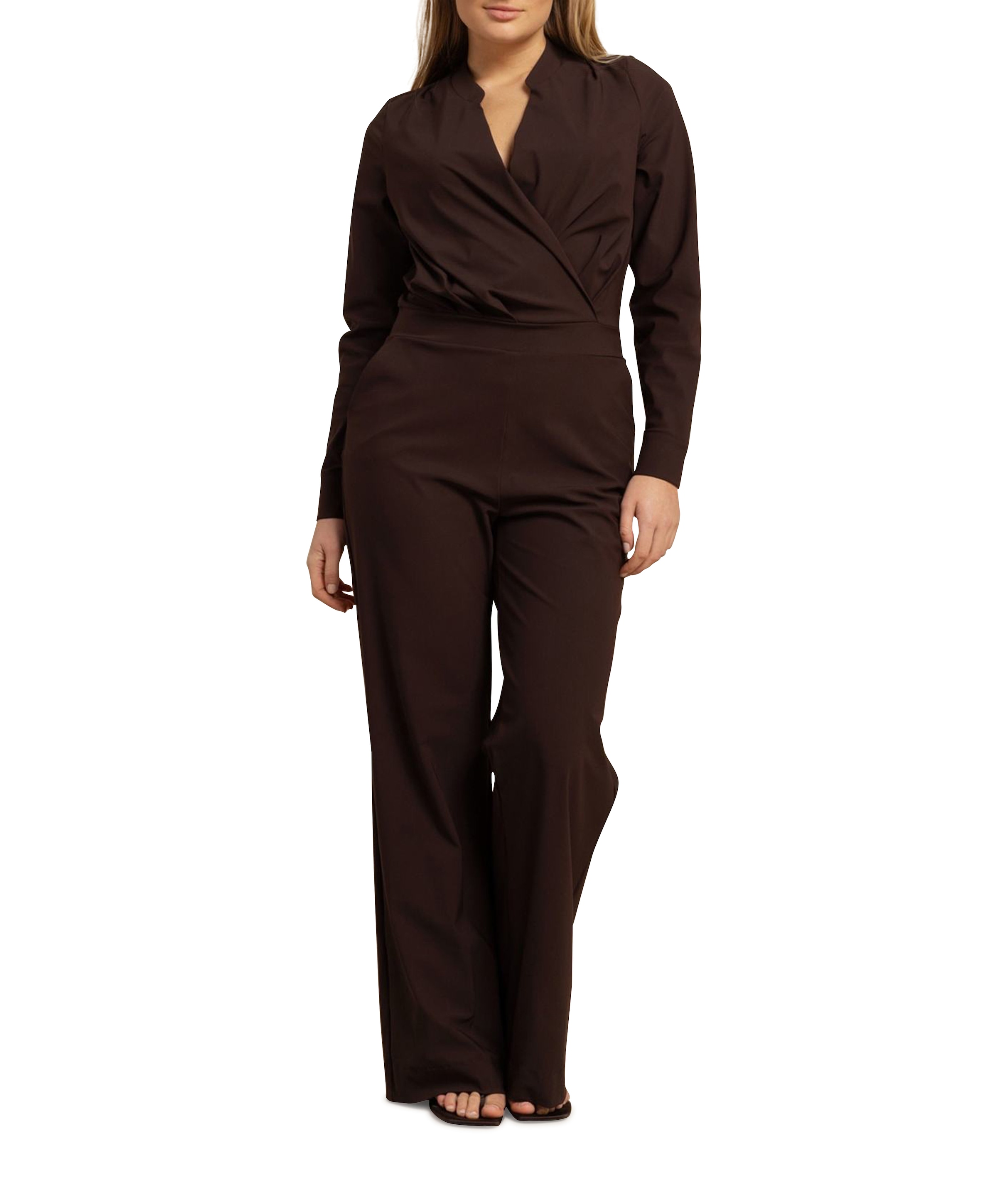 Grazia dames jumpsuit bruin