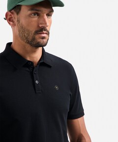 Heren polo zwart