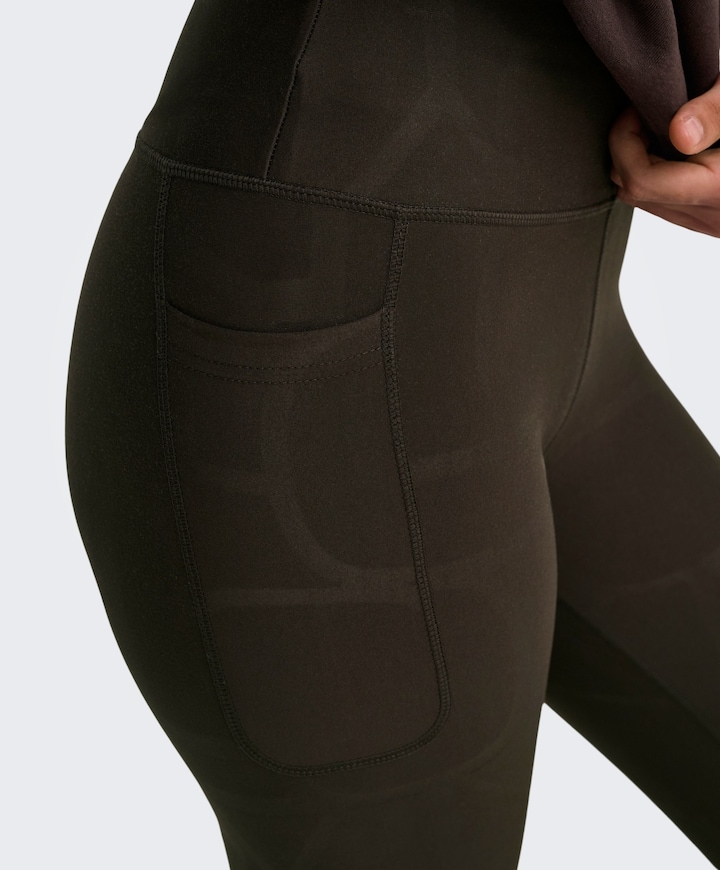 ONPFONT-2 LOGO HW PCK tights NOOS dames tights bruin