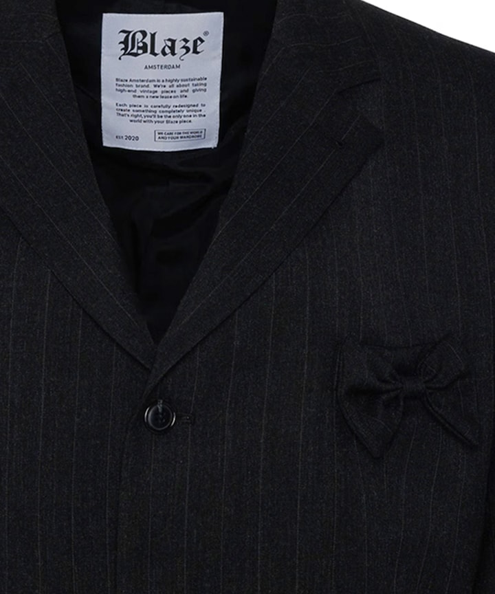 Dames blazer grijs