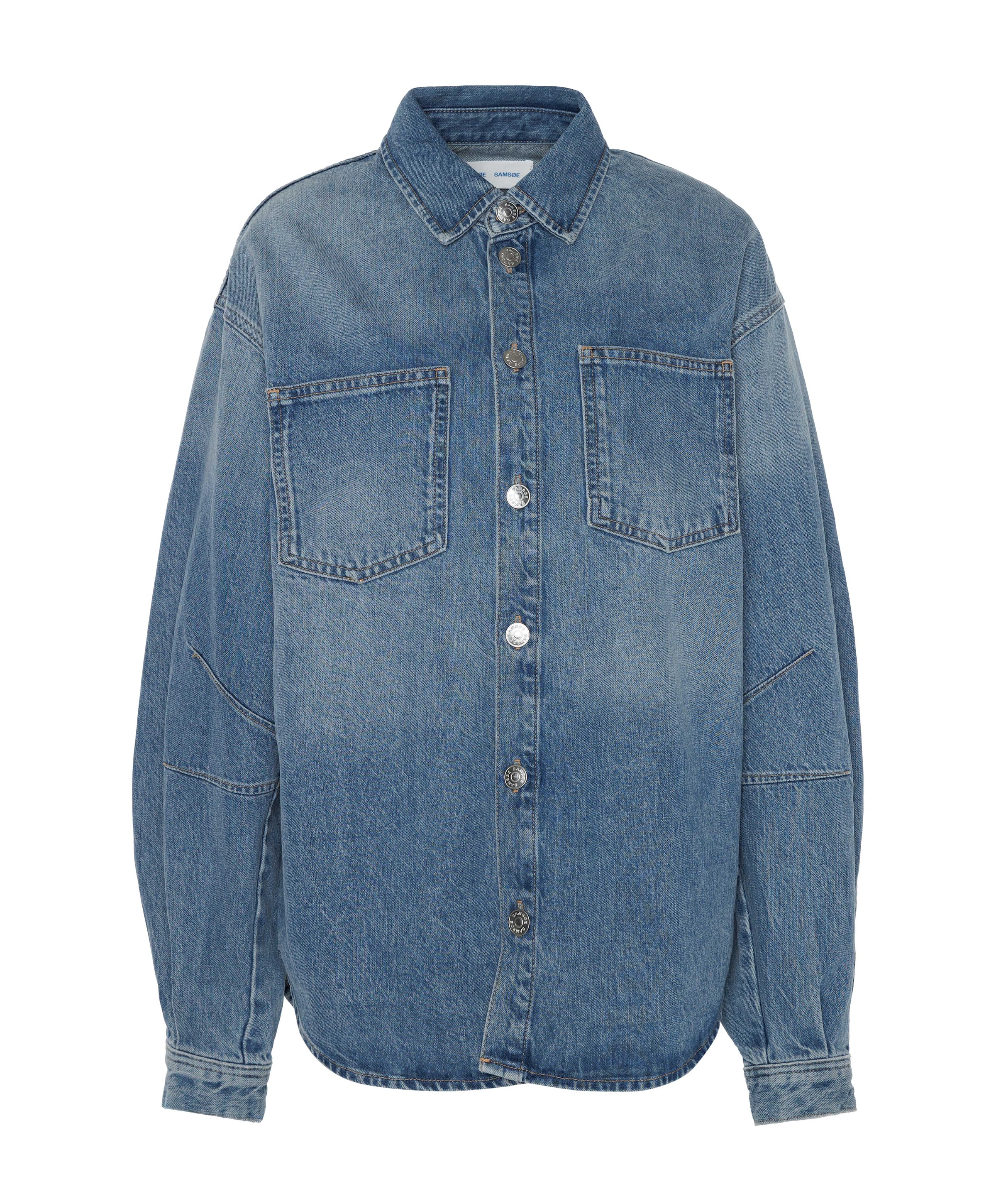 Dames blouse blauw