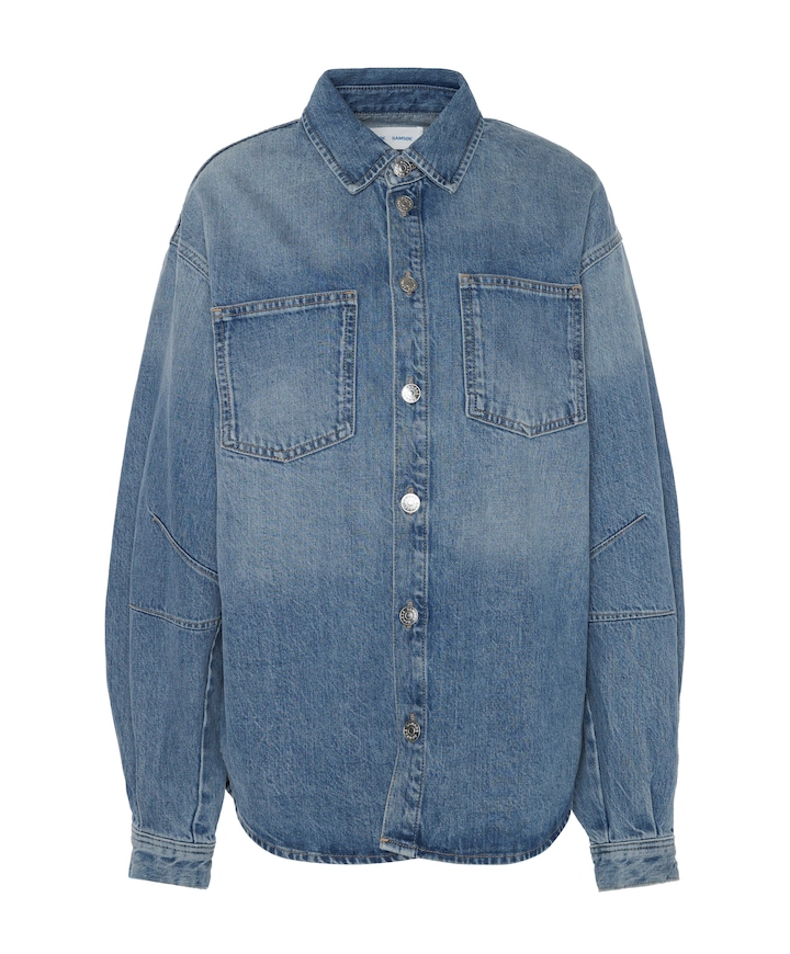 Dames blouse blauw