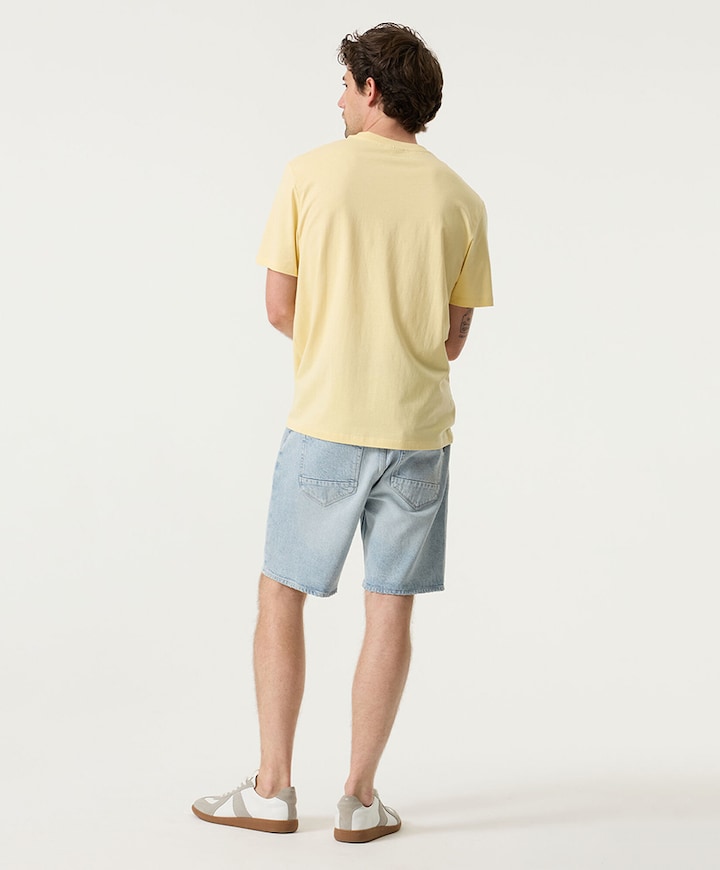 Heren T-shirt geel