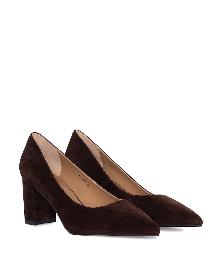 Wilma dames pumps bruin