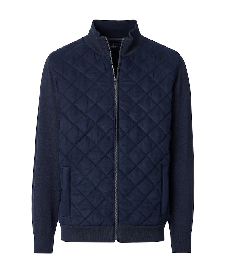 Heren vest blauw