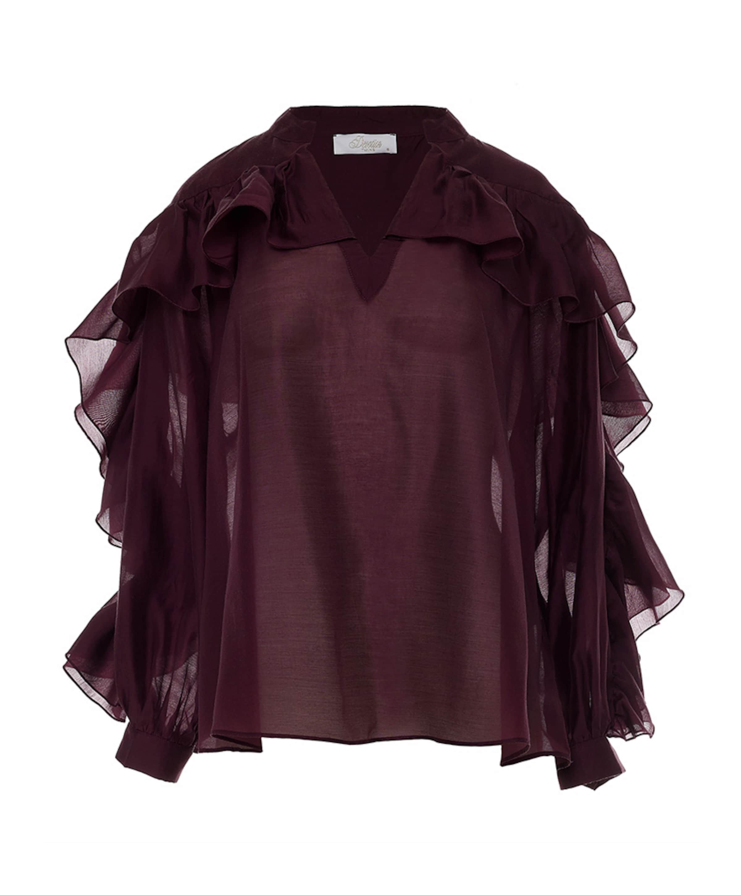 Dames blouse bordeaux