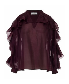 Dames blouse bordeaux
