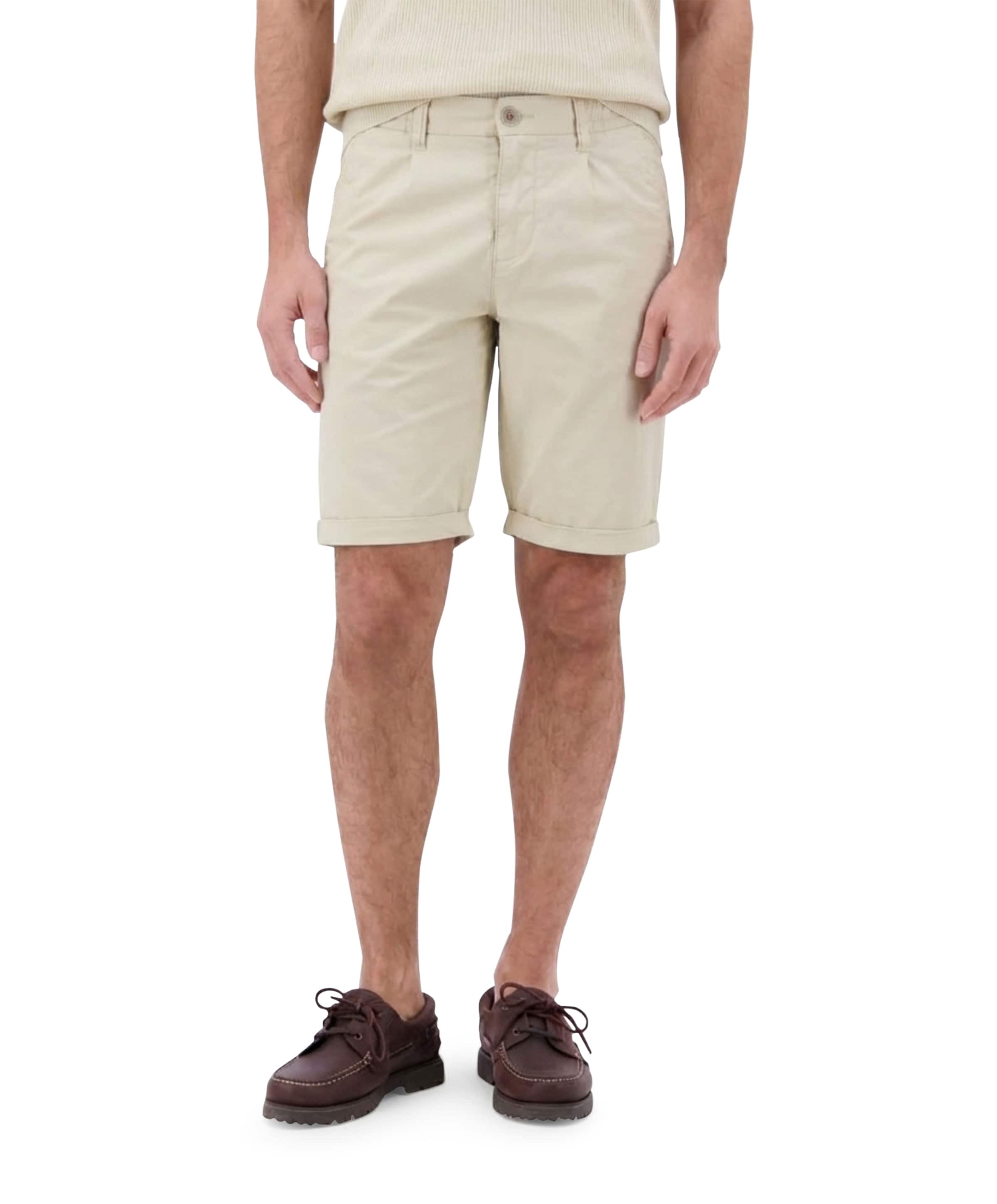 heren korte broek ecru