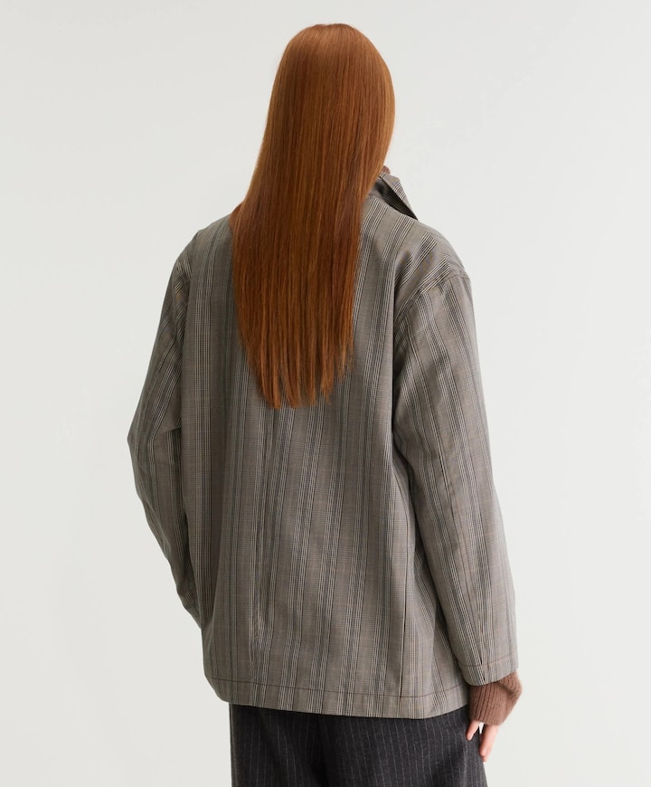 Dames blazer grijs