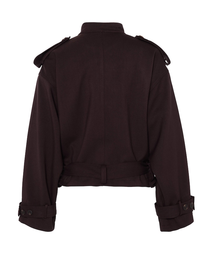 Dames jas bordeaux