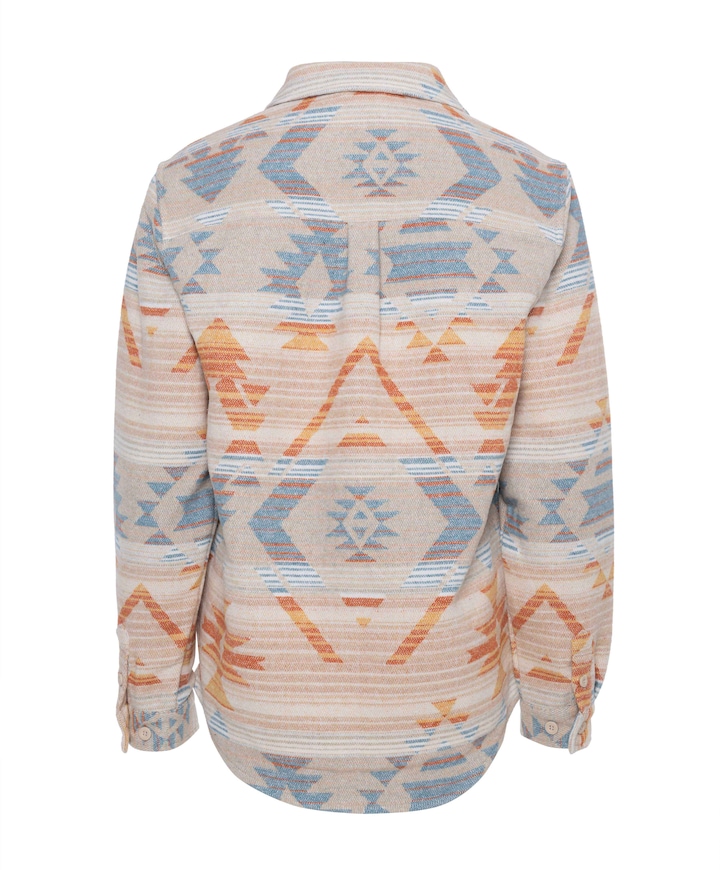 Heren overshirt blauw