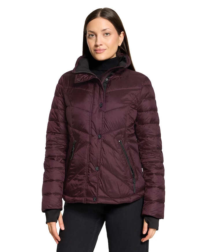 Dames jas bordeaux