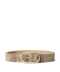 Dames riem beige