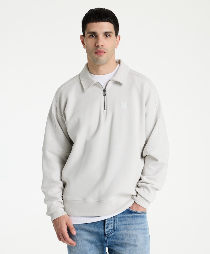 Heren sweater grijs