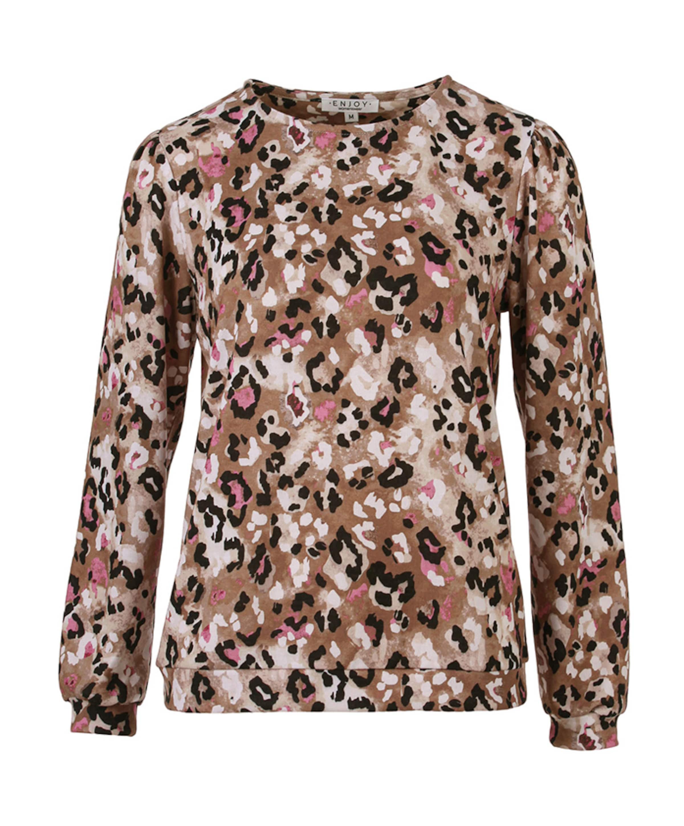 Dames longsleeve bruin