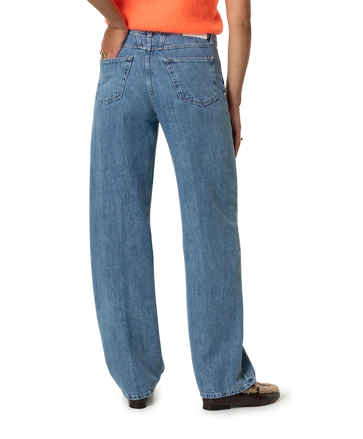 Nikka dames jeans blauw