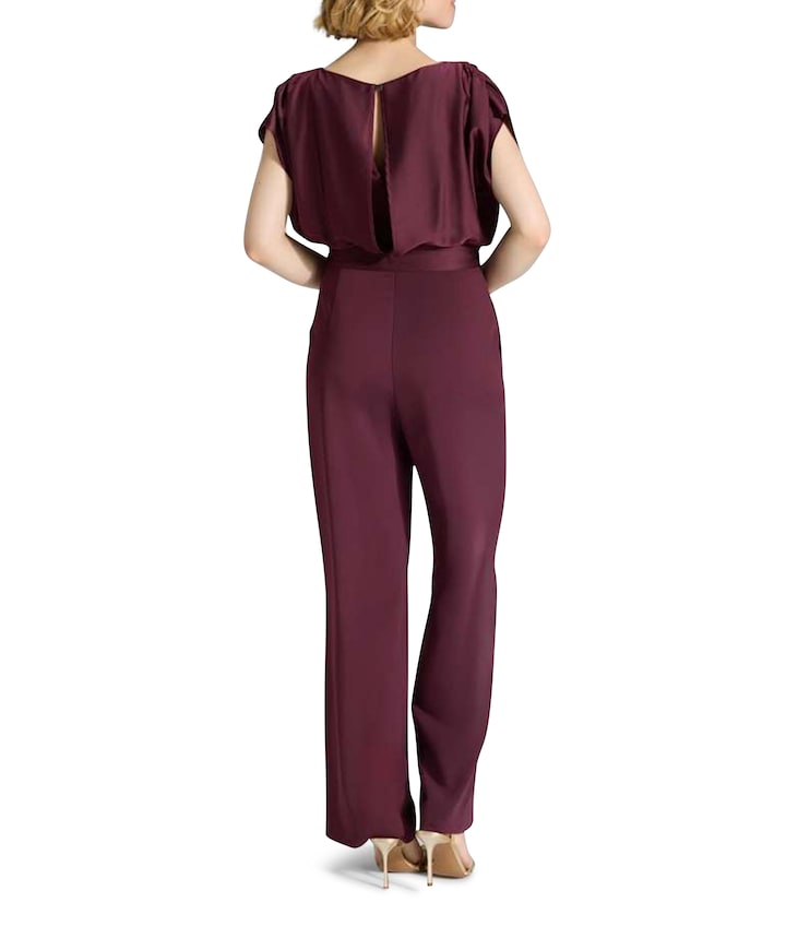dames jumpsuit rood