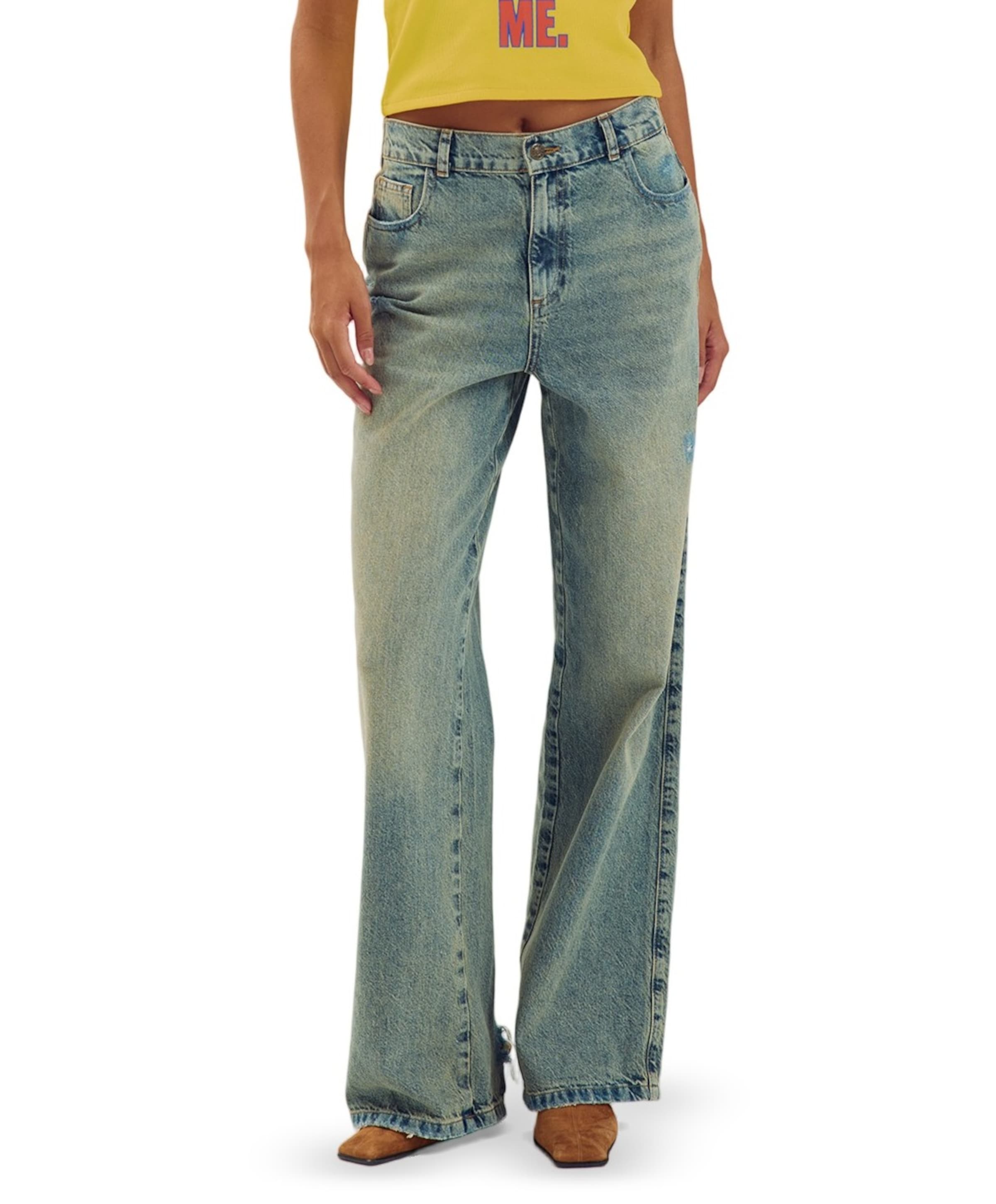 LUCKY-YVE dames jeans blauw